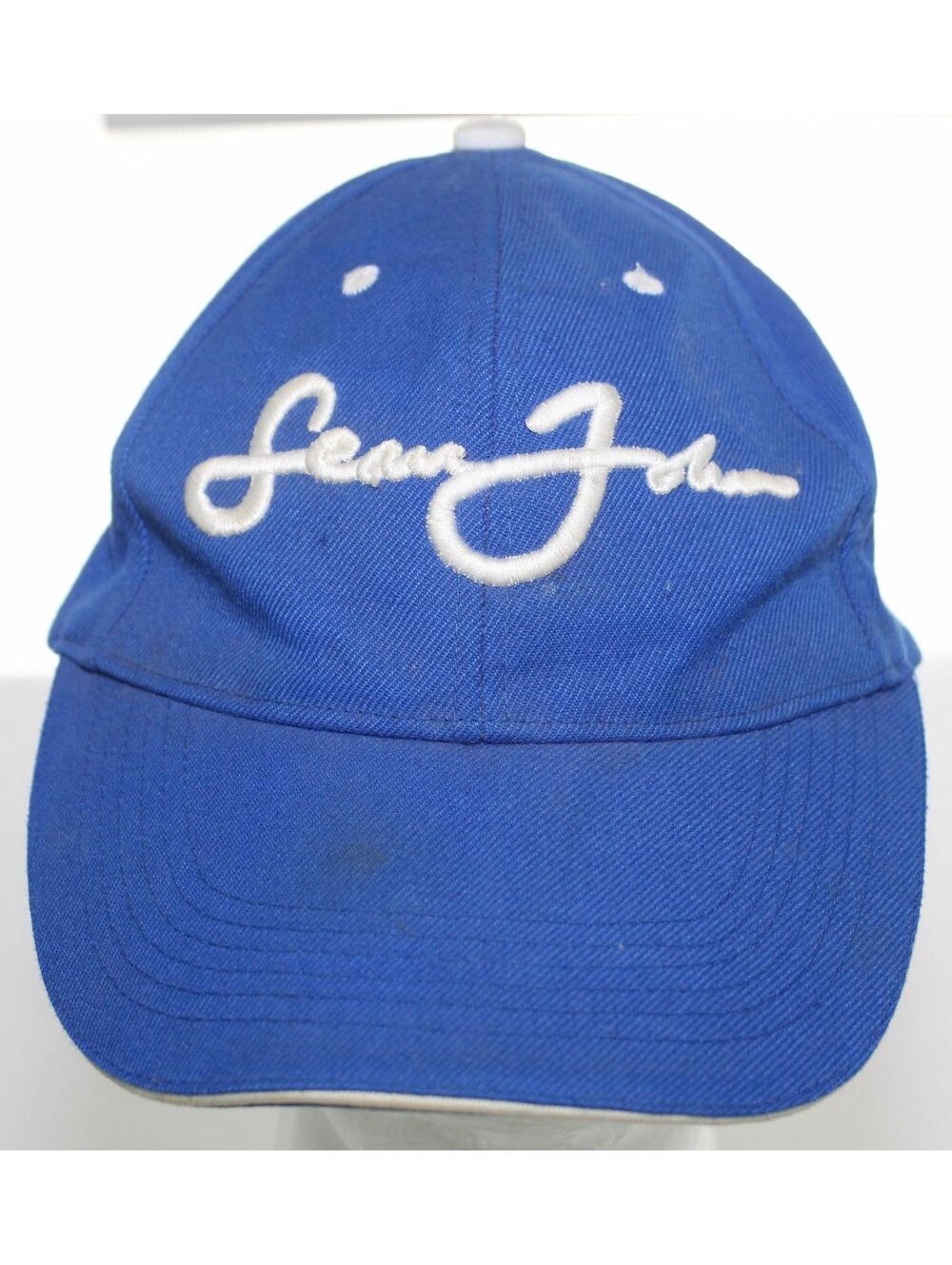 Vintage Sean John Hat - City Hunter Blue Strapback Cap - Puff Daddy Clothing